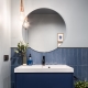 ronde spiegel badkamer glaskoning